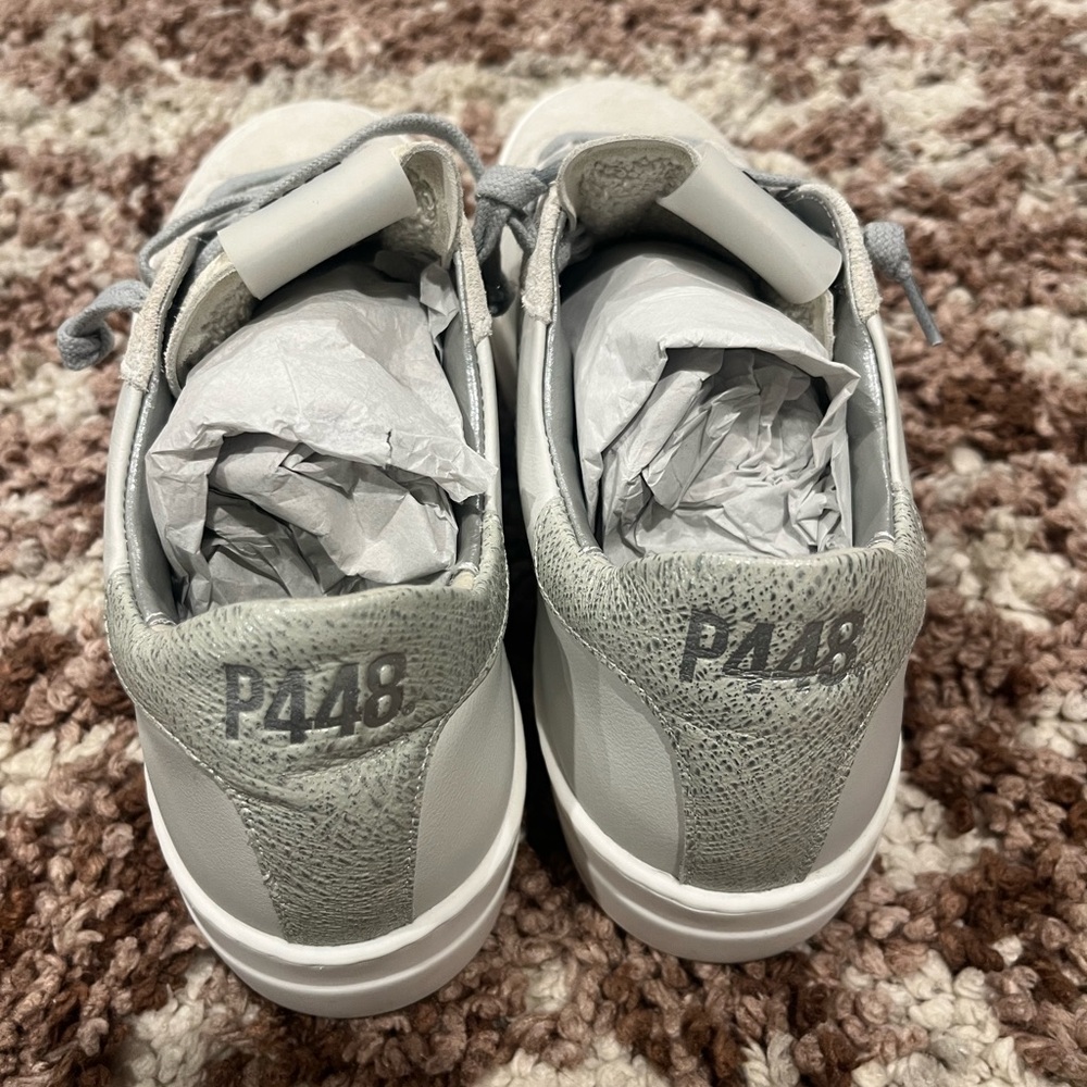 Worn once P448 Women's Thea Platform Sneakers size 40 in Coyote - Picture 3 of 6